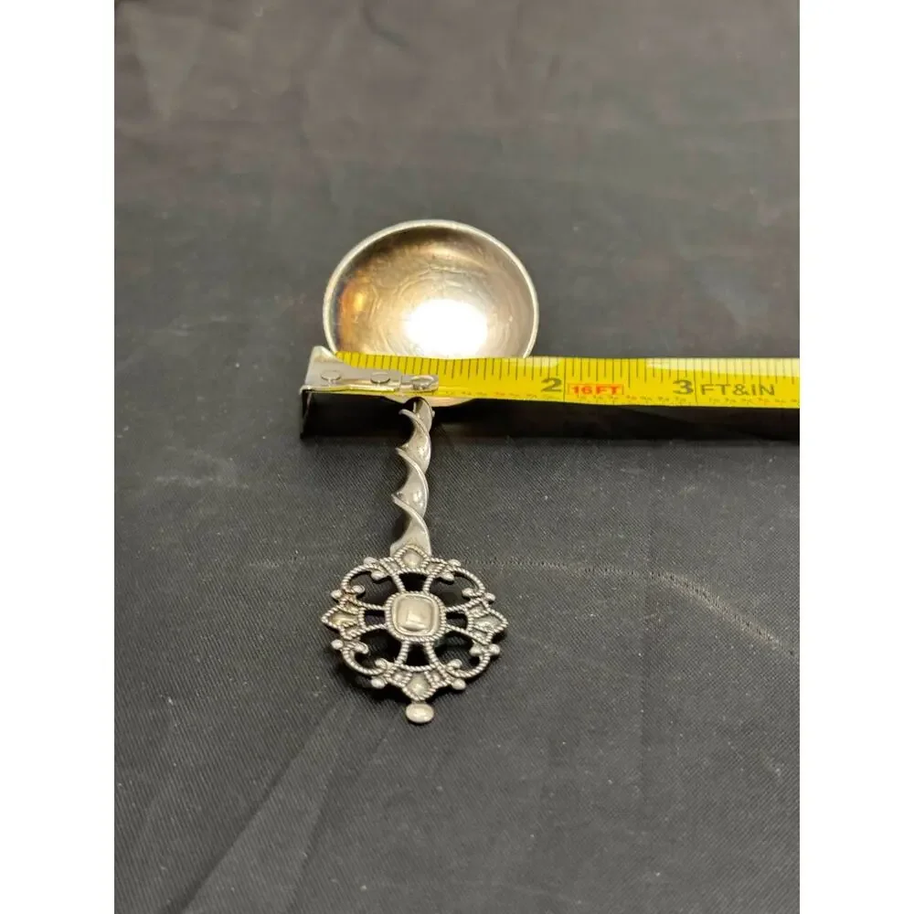 Vintage Thomsen Knudsen Kings Cross Norway TK 40G Silverplate Bonbon Spoon 5